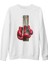 Boks Eldivenleri Beyaz Kalın Sweatshirt 1