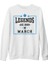 Legends Born In March Beyaz Kalın Sweatshirt 1