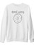 Donut Worry Beyaz Kalın Sweatshirt 1