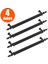 Ovacık Çekmece Dolap Kapak Kulpu Kulbu 160 mm Siyah Metal Kulp (4 Adet) 1