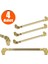 Alyans Çekmece Dolap Kapak Kulpu Kulbu 224 mm Gold Rustik Metal Kulp (4 Adet) 1