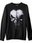 Punisher - Logo Punch Siyah Erkek Kalın Sweatshirt 1