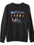 Dream Theater - Grup Siyah Erkek Kalın Sweatshirt 1