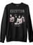 LED Zeppelin - Grup Siyah Erkek Kalın Sweatshirt 1