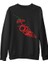 Red Hot Chili Peppers - The Pepper Siyah Erkek Kalın Sweatshirt 1