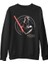 Star Wars - Light Siyah Erkek Kalın Sweatshirt 1