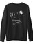 Başöğretmen Atatürk - Öğretmenler Günü Siyah Erkek Kalın Sweatshirt 1