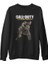 Call Of Duty - Advanced Warfare Siyah Erkek Kalın Sweatshirt 1