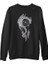 Dreamcatcher - Düş Kapanı Siyah Erkek Kalın Sweatshirt 1