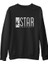 Flash - S.t.a.r. Laboratories Siyah Erkek Kalın Sweatshirt 1