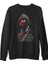 Star Wars - The Force Awakens 7 Siyah Erkek Kalın Sweatshirt 1