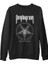 Pentagram - Relentless Siyah Erkek Kalın Sweatshirt 1