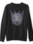 Transformers Logo 2 Siyah Erkek Kalın Sweatshirt 1