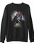 Star Wars - The Force Awakens 3 Siyah Erkek Kalın Sweatshirt 1