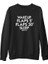 Uçuş - Flap Siyah Erkek Kalın Sweatshirt 1