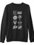 Bts - Logo Siyah Erkek Kalın Sweatshirt 1