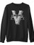 Bts - V Siyah Erkek Kalın Sweatshirt 1