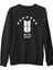 Bts - Stars Siyah Erkek Kalın Sweatshirt 1