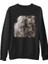 Beyonce - Star Siyah Erkek Kalın Sweatshirt 1