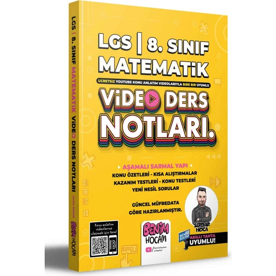 Benim Hocam Yayınları LGS 2022 8.Sınıf Matematik Video Ders Notları