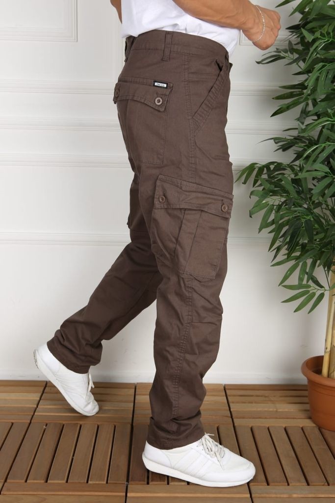 Frankness Jeans Pacos Kargo Pantolon Rahat Kesim Erkek Kargo Pantolon
