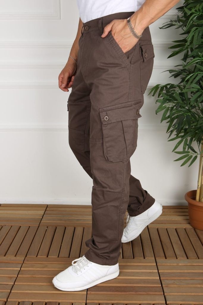 Frankness Jeans Pacos Kargo Pantolon Rahat Kesim Erkek Kargo Pantolon görsel 2