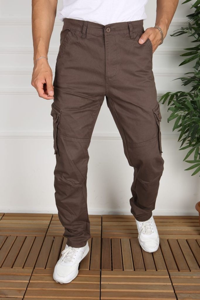 Frankness Jeans Pacos Kargo Pantolon Rahat Kesim Erkek Kargo Pantolon görsel 3