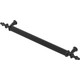 BADEM10 Ovacık Çekmece Dolap Kapak Kulpu Kulbu 96 mm Lüks Metal Kulp (Mat Siyah)