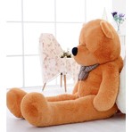 Sole 130 Cm Papyonlu Dev Boy Peluş Ayı D1-130