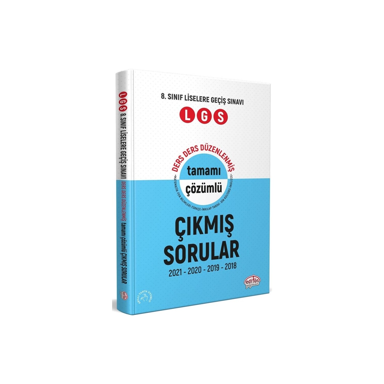 Editor Yayinevi 8 Sinif Lgs Tamami Cozumlu Cikmis Sorular Kitabi