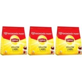 Lipton Yellow Label Demlik Poşet Çay 150’LI x 3 'lü