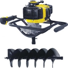 RTRMAX Rtrmax RTR520 Benzinli Toprak Burgu Makinası 80-200 mm