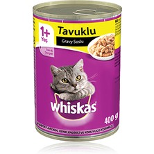 Whiskas 3 Çeşit Karışık Yetişkin Konserve Kedi Maması 24 x 400 G