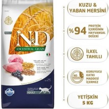 N&D Nd Düşük Tahıllı Kuzulu Yetişkin Kedi Maması 5 kg