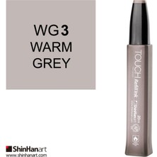 Touch Twin Marker Yedek Mürekkep 20 ml Wg3 Sıcak Gri