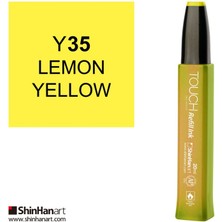 Touch Twin Marker Yedek Mürekkep 20 ml Y35 Limon Sarısı