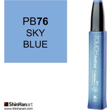 Touch Twin Marker Yedek Mürekkep 20 ml PB76 Sky Blue