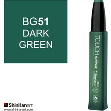 Touch Twin Marker Yedek Mürekkep 20 ml BG51 Koyu Yeşil