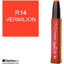 Touch Twin Marker Yedek Mürekkep 20 ml R14 Vermilyon
