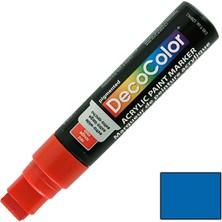 Marvy Decocolor Akrilik Jumbo Boya Markörü 15 mm Mavi