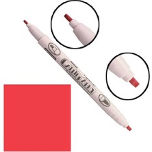 Marvy Kaligrafi Pigmenti Çift Uçlu Kalem 2.03.5 mm 2 Kırmızı