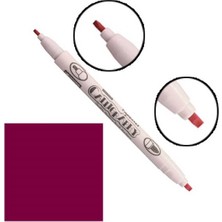 Marvy Kaligrafi Pigment Çift Uçlu Kalem 2.03.5 28 Ingilizce Kırmızı