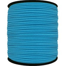Hobizubi 3 mm Yuvarlak Lastik-50 Metre Turkuaz Yuvarlak Lastik