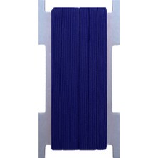 Hobizubi 8 mm Lacivert Yassı Lastik - 50 Metre