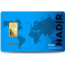 Nadir Gold 24 Ayar Külçe Gram Altın 2,5 Gr.