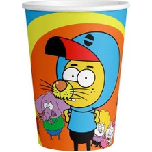 Festivall Kral Şakir Action Karton Bardak 8'li(8 Oz)