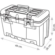 Super Bag ASR-2013 19 Takım Çantası Plastik Kilitli