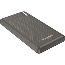 Philips DLP2010NV/62 10.000 Mah 2 x 2.4A USB Çıkış Micro USB + Type C Giriş Powerbank Gümüş