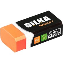 Silka Maxsoft Turuncu Silgi 6 Adet