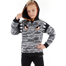 MSHB&G Kamuflaj Kapişonlu Erkek Çocuk Sweatshirt